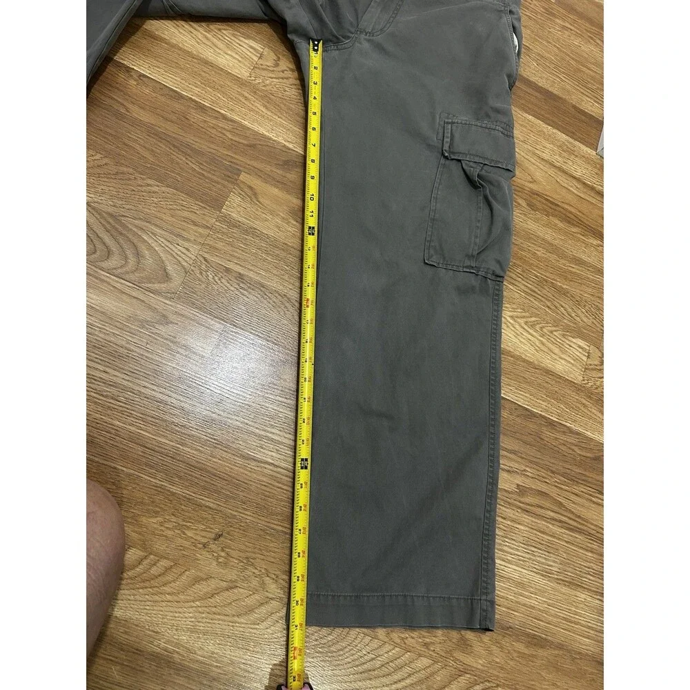 Banana Republic Men’s Cargo Pants 36x32 Relaxed Fit Gray 100% Cotton